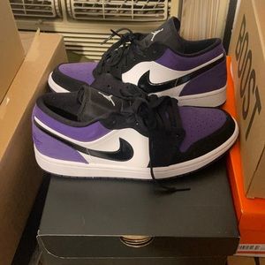 Jordan 1 low Court Purple